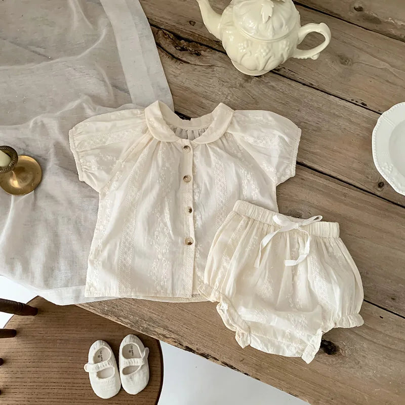 Sweet Daisy Baby Short Set