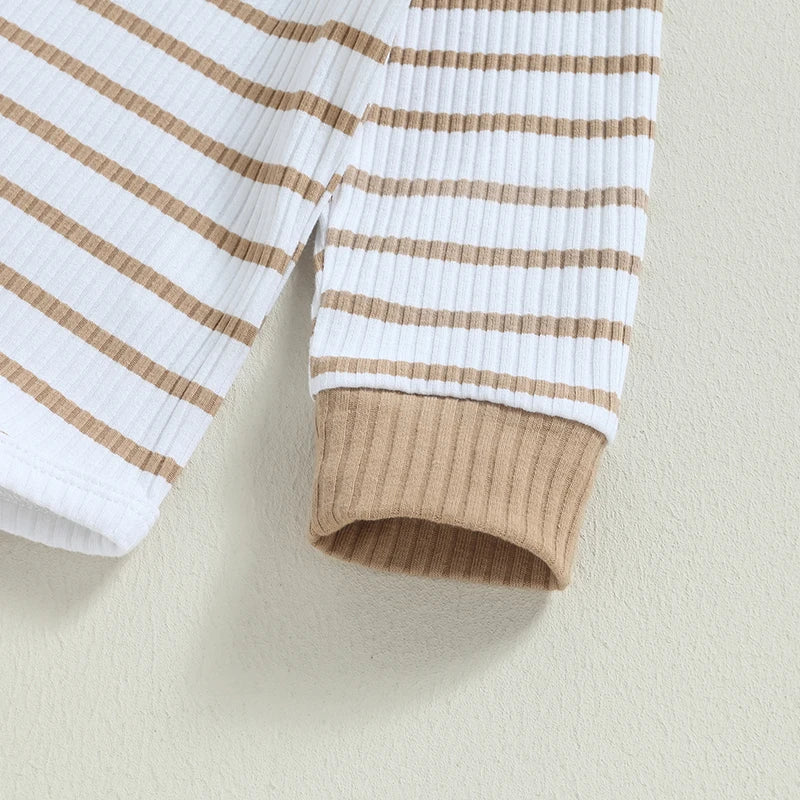 Cozy Ribbed Infant Romper Set